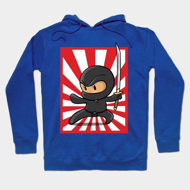 Little Ninja (anime style) Hoodie by Artpunk101